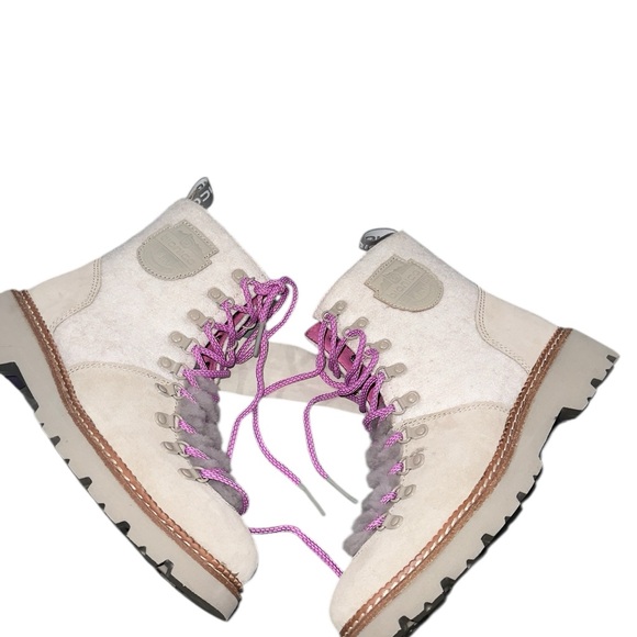 NWT $180  BIONICA DARLENE ITALIANSUEDE LEATHER WATERPROOF BOOTS MOONSTONE - Picture 9 of 10